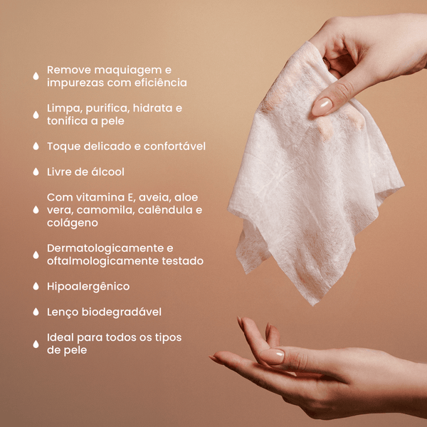 Lenço Demaquilante Clean Up